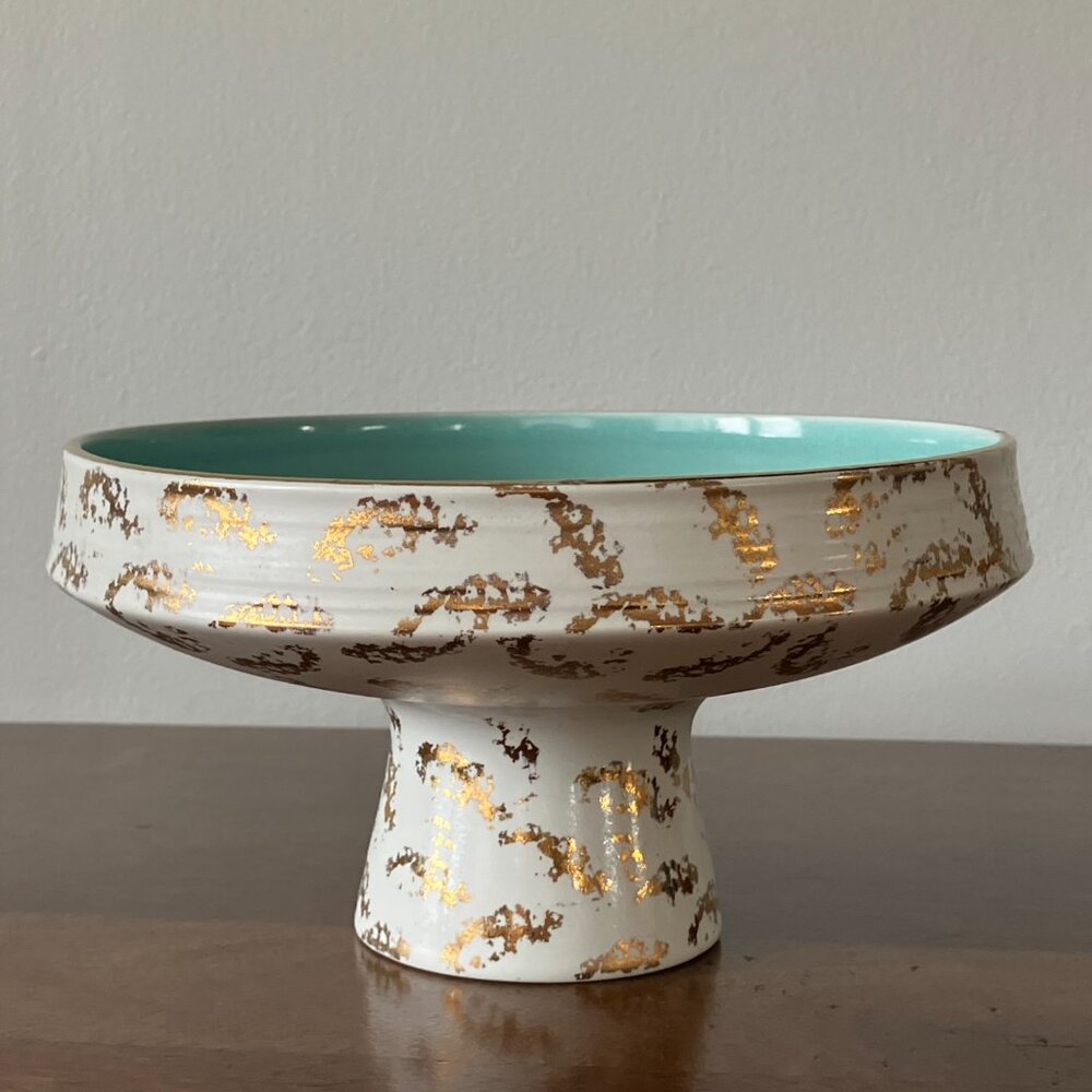 James Kent Minster England Old Foley Compote Bowl Centerpiece Pedestal Dish